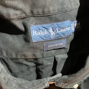 Ralph Lauren Black Cotton collar